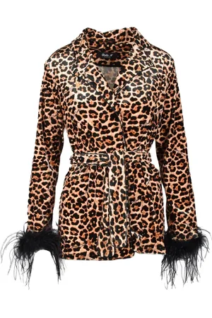 Giulia N Couture Jakke, Dame, Brun, S, Brun/Sort Blazer til Kvinder