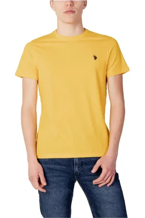 U.S. Polo Assn. Top, Herre, Gul, XL, Uld, Herre Gul T-shirt