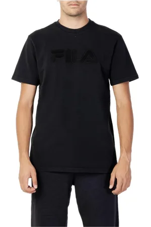 Fila Top, Herre, Blå, XS, Blå Almindelig Rund Hals T-shirt