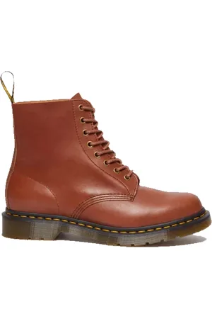 Dr. Martens Sko, Herre, Brun, 44 EU, Uld, 1460 Pascal Saddle Tan Støvle