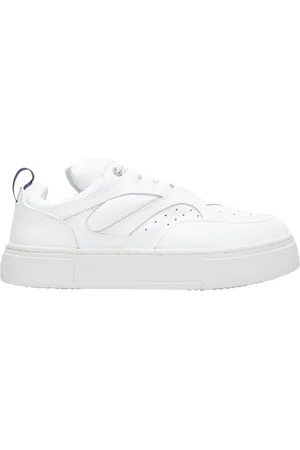 Eytys Sko, Herre, Hvid, 38 EU, Læder, Logo Præget Læder Sneakers
