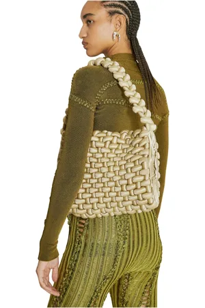 Isa Boulder Taske, Dame, Gul, ONE SIZE, Uld, Mini Fisker Skuldertaske
