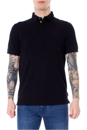 Armani Exchange Top, Herre, Sort, L, Uld, Herre Sort Polo