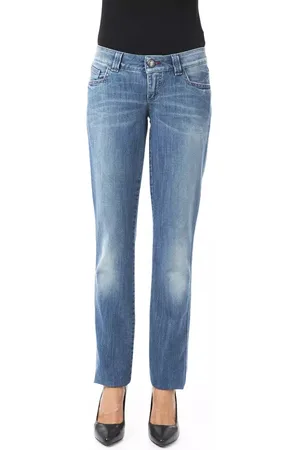 Byblos Jeans, Dame, Blå, W26, Bomuld, Blå Bomuld Jeans & Bukser