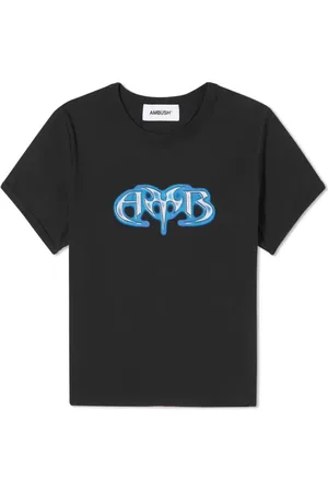AMBUSH Top, Dame, Sort, S, Uld, Grafisk Baby T-shirt