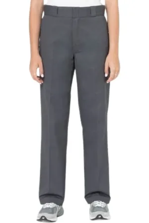 Dickies Bukser, Herre, Grå, W36 L32, Uld, Kulgrå Dobbelt Knæ Rec