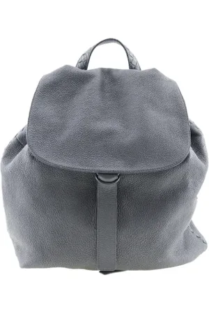 Bottega Veneta Pre-owned, Dame, Grå, ONE SIZE, Læder, Pre-owned Læder rygsaekke
