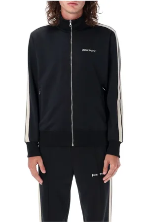 Palm Angels Sweathshirts & Hoodies, Herre, Sort, L, Klassisk Track Jacket