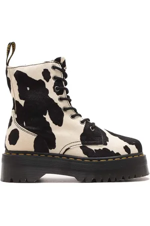 Dr. Martens Sko, Herre, Flerfarvet, 37 EU, Uld, Jadon Cow Print Hair On Støvler