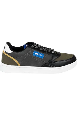 GAS Sko, Herre, Grøn, 45 EU, Læder, Sneakers