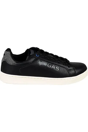 GAS Sko, Herre, Sort, 42 EU, Læder, Sneakers