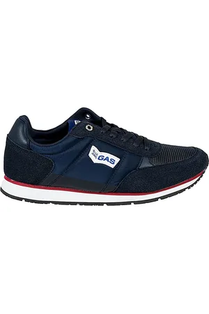 GAS Sko, Herre, Blå, 42 EU, Læder, Sneakers