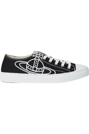 Vivienne Westwood Sko, Herre, Sort, 42 EU, Bomuld, Canvas Lavtop Sneakers