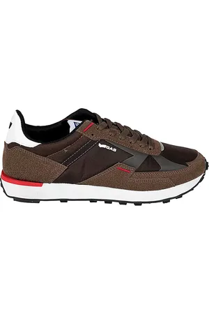 GAS Sko, Herre, Brun, 45 EU, Læder, Sneakers