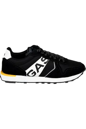 GAS Sko, Herre, Sort, 41 EU, Læder, Sneakers