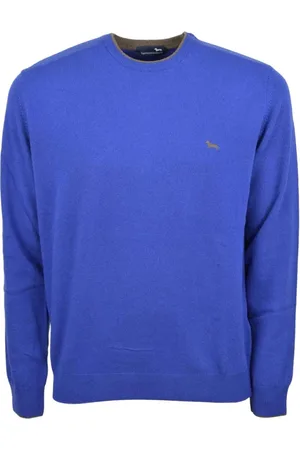 HARMONT&BLAINE Strik, Herre, Blå, XL, Blå Fiat Sweaters til Mænd
