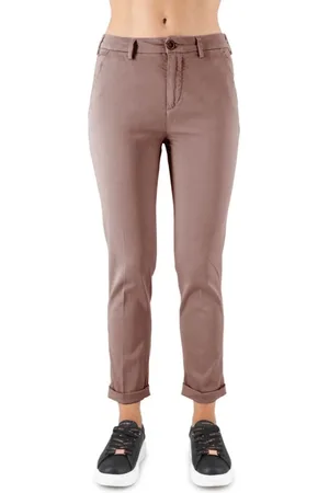 40 Weft Bukser, Dame, Brun, S, Uld, Briana Chino Bukser
