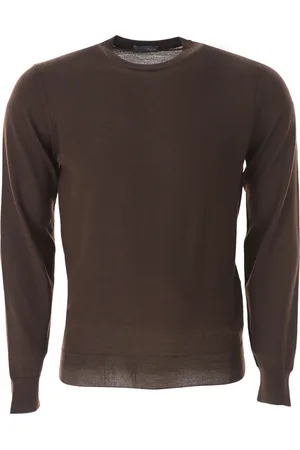 DRUMOHR Strik, Herre, Brun, M, Brun Sweaters til Mænd