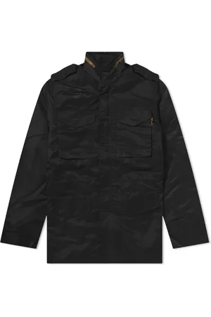 Alpha Industries Jakke, Herre, Sort, S, Bomuld, M-65 Fieldjakke i Sort