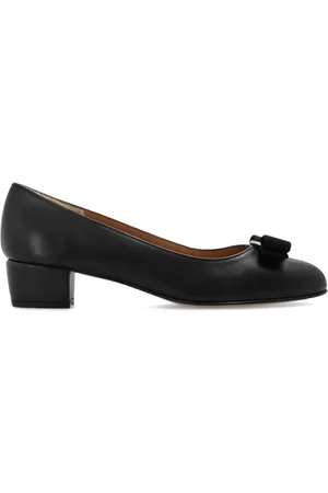 Salvatore Ferragamo Sko, Dame, Sort, 40 1/2 EU, Uld, Vara Pumps