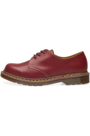 Dr. Martens Sko, Herre, Rød, 41 EU, Læder, Vintage 1461 Made In England Oxblood Lædersko