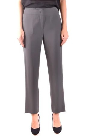 Emporio Armani Bukser, Dame, Grå, XS, Moderne Bukser