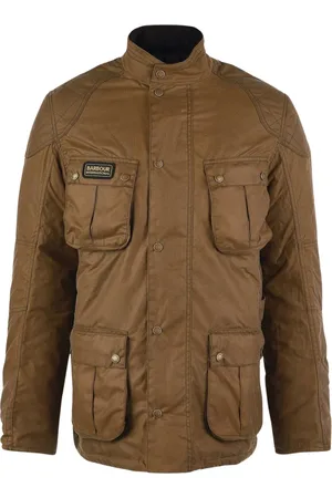 Barbour Jakke, Herre, Brun, L, Bomuld, Vinter Lockseam Voksjakke