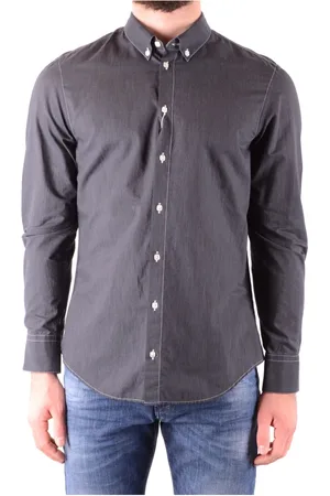 Emporio Armani Skjorte, Herre, Grå, M, Uld, Moderne Skjorter