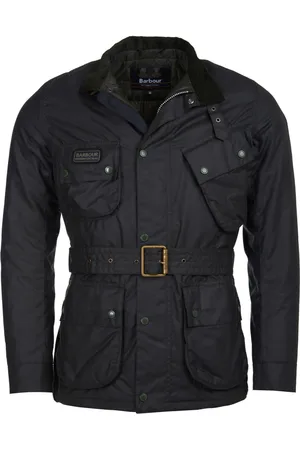 Barbour Jakke, Herre, Grøn, M, Bomuld, Ny SL International Voksjakke