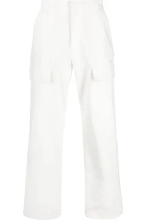 Sky High Farm Bukser, Herre, Hvid, M, Denim, Højtaljede Hvide Denim Bukser