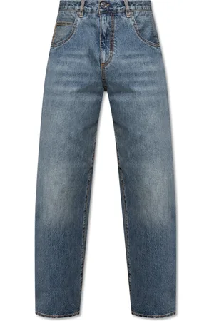 Etro Jeans, Herre, Blå, W33, Straight Leg Jeans