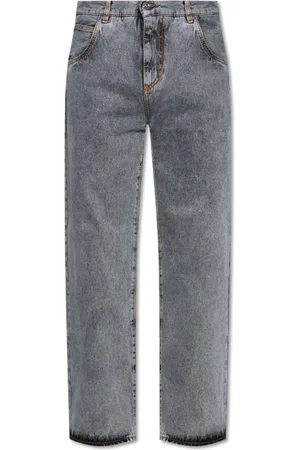Etro Jeans, Herre, Grå, W31, Straight Leg Jeans