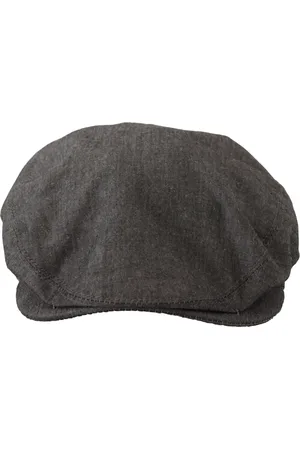 Dolce & Gabbana Tilbehør, Herre, Grå, 59 CM, Bomuld, Grå Newsboy Bomuldsblanding Hat