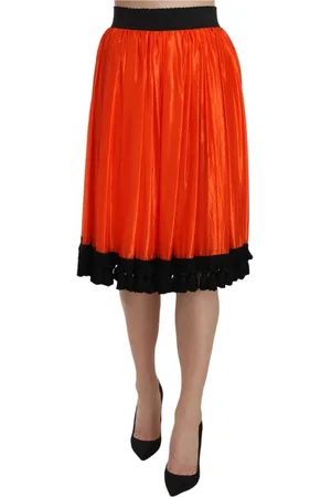 Dolce & Gabbana Nederdel, Dame, , XS, Uld, Palermo Højtaljet Nederdel