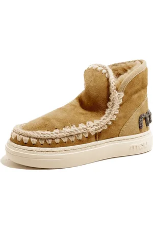 Mou Sko, Dame, Gul, 40 EU, Bold Glitter Sneakers til Kvinder