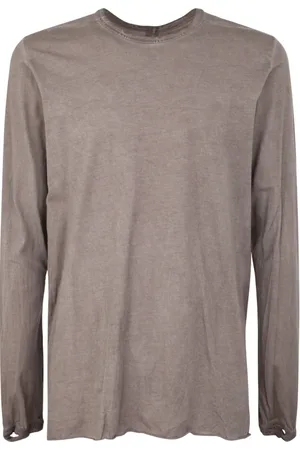 ISAAC SELLAM EXPERIENCE Top, Herre, , XL, Uld, Taupe Langærmet T-shirt