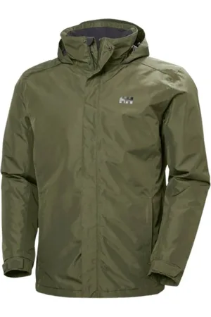 Helly Hansen Jakke, Herre, Grøn, 2XL, Uld, Regnjakker