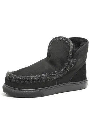 Mou Sko, Dame, Sort, 40 EU, Uld, Kvinders Eskimo Sneaker Aw19