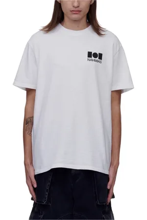 Nahmias Top, Herre, Hvid, M, Bomuld, Logo T-Shirt