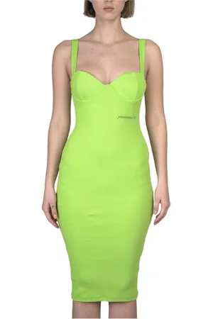 hinnominate Kjole, Dame, Grøn, L, Midi Dresses