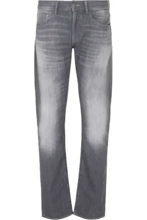 Armani Exchange Jeans, Herre, Grå, W29, Bomuld, Nye Grå Vaskede Jogger Jeans
