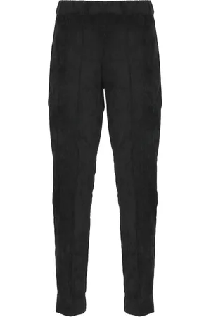 D.EXTERIOR Bukser, Dame, Sort, 2XS, Uld, Sort Corduroy Bukser til Kvinder