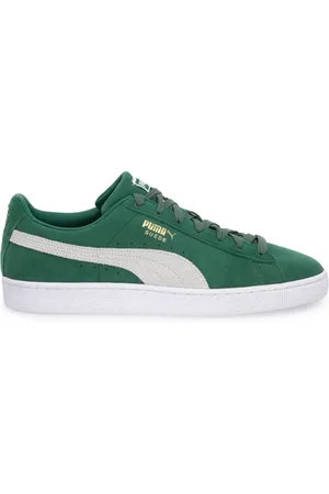 PUMA Sko, Dame, Grøn, 37 1/2 EU, Suede, Klassiske Grå Suede Sko