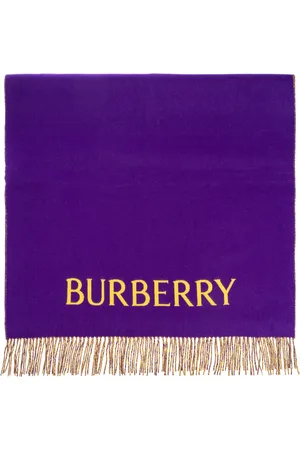 Burberry Tilbehør, unisex, Lilla, ONE SIZE, Cashmere, Cashmere Tørklæde