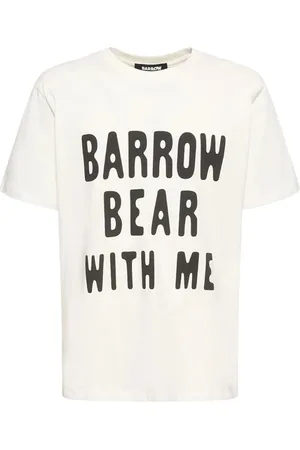 BARROW Top, Dame, Hvid, L, Bomuld, Logo Print Bomuld T-Shirt