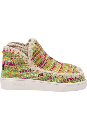 Mou Sko, Dame, Flerfarvet, 38 EU, Uld, Sommer Eskimo Vævet Sneaker