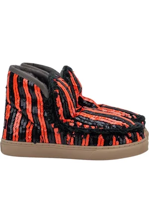 Mou Sko, Dame, , 36 EU, Uld, Stribet Sequins Eskimo Sneaker