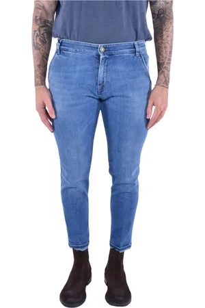 PT Torino Jeans, Herre, Blå, W35, Bomuld, Indie Soft Touch Stretch Jeans