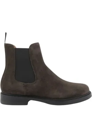 HENDERSON BARACCO Sko, Herre, Brun, 39 EU, Suede, Suede Chelsea Støvle med Gummisål