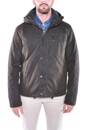 Barbour Jakke, Herre, Grøn, 2XL, Bomuld, Hættetrøje i Kevlar-voks